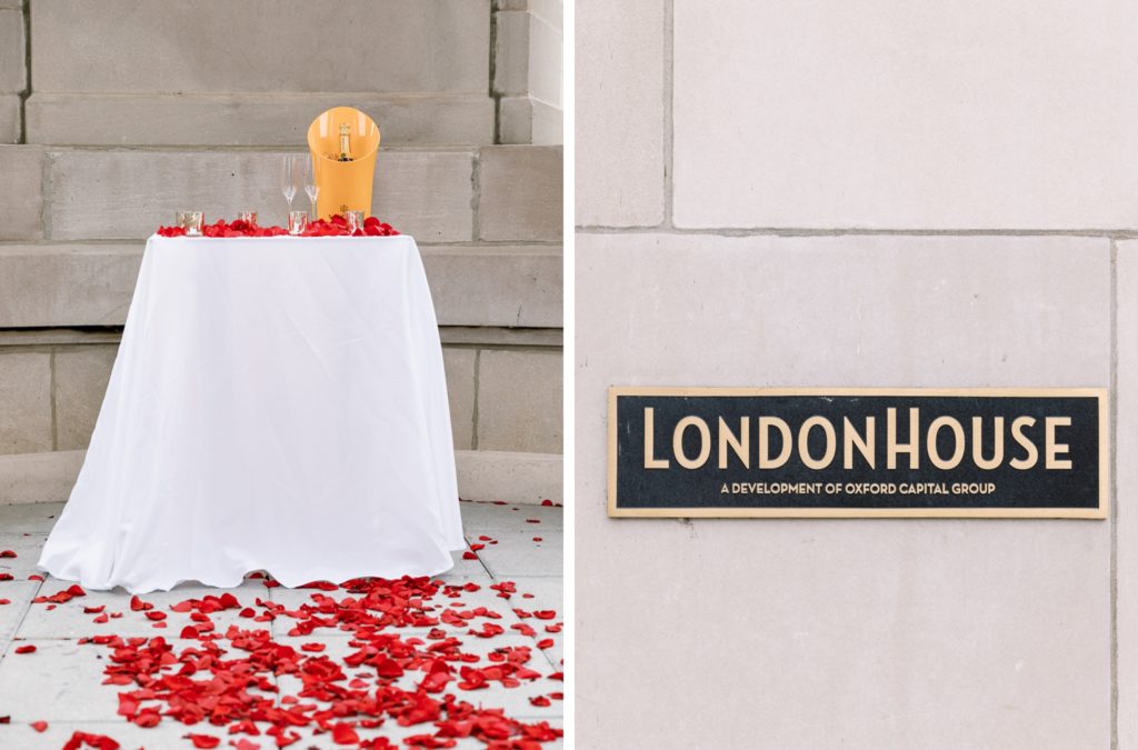 London House Chicago makes sure everything is perfect for your surprise proposal